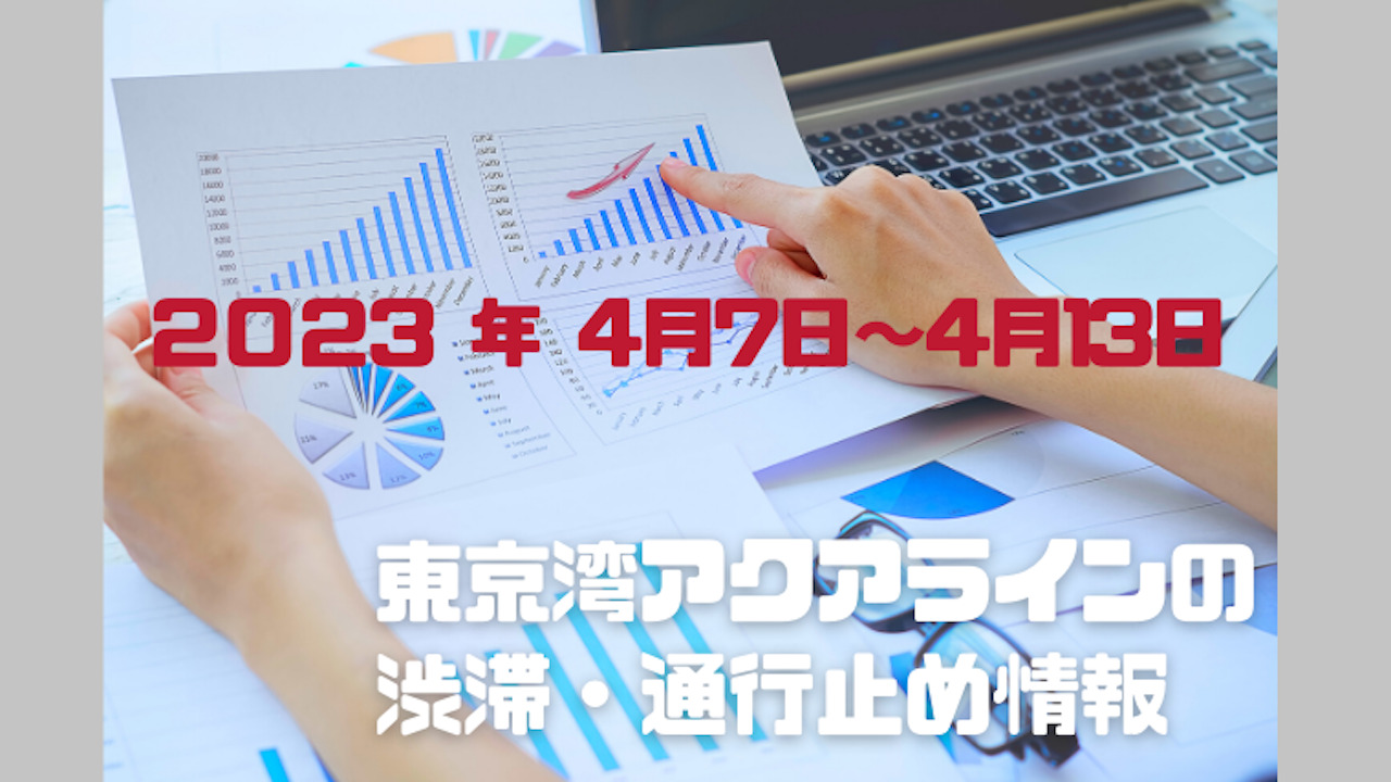 東京湾アクアラインの渋滞情報2023年4月14日