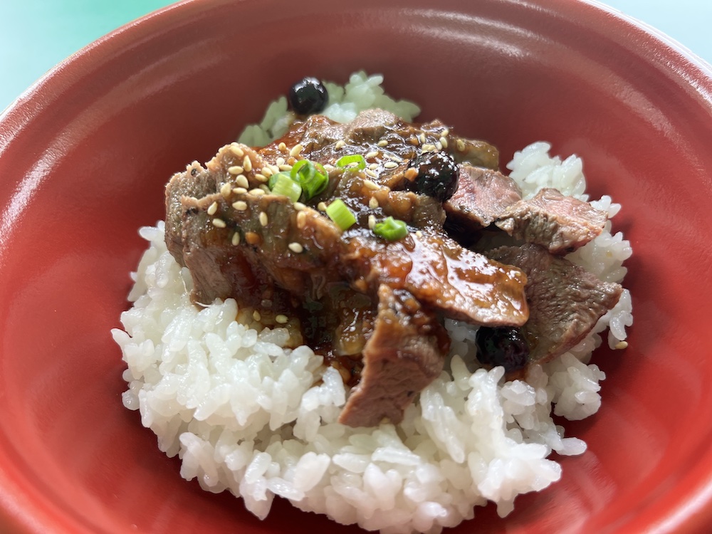 アース・モンダミンカップ　ステーキ丼