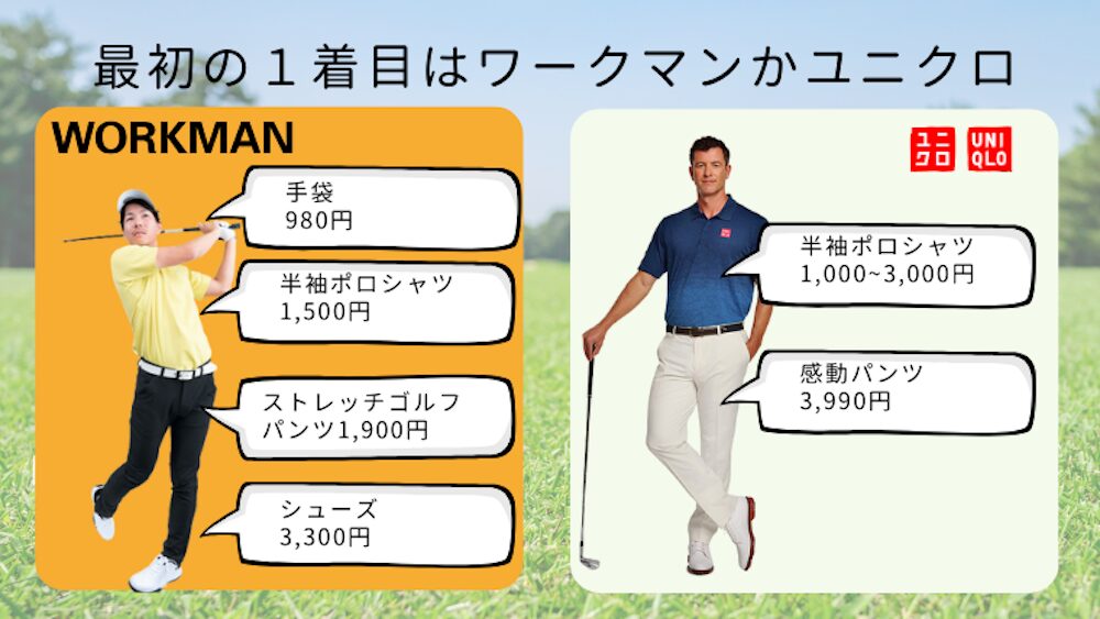最初の1着目はワークマンかユニクロがおすすめ